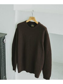 【SALE／30%OFF】ハミルトンウールクルーネックニット URBAN RESEARCH DOORS アーバンリサーチドアーズ トップス ニット グレー ブラウン ブルー【RBA_E】【送料無料】[Rakuten Fashion]