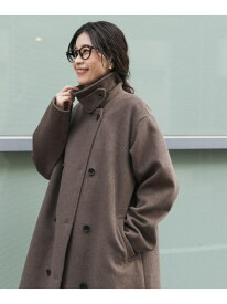 【SALE／30%OFF】ウールロングコート URBAN RESEARCH DOORS アーバンリサーチドアーズ ジャケット・アウター その他のジャケット・アウター ネイビー ブラウン【RBA_E】【送料無料】[Rakuten Fashion]
