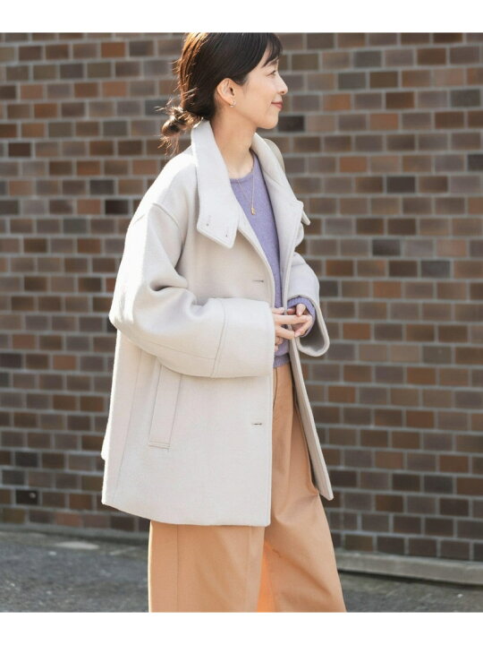楽天市場】【SALE／50%OFF】スタンドカラーショートコート URBAN 