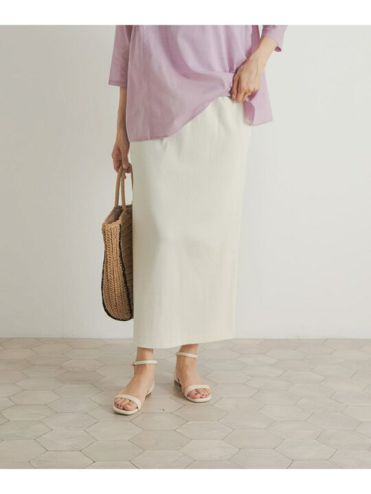 楽天市場】【SALE／30%OFF】『UR GREEN』リブカットストレートスカート 