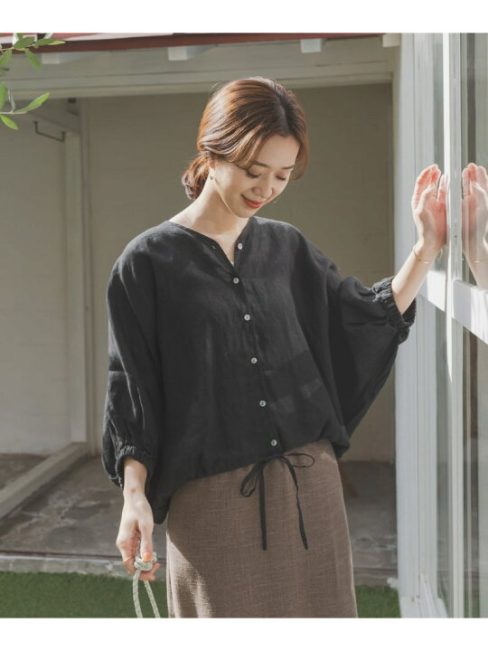 楽天市場】【SALE／20%OFF】リネンドロストドルマンブラウス URBAN 