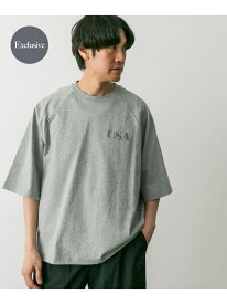 『別注』Champion*DOORS RAGLAN USA T-Shirts URBAN RESEARCH DOORS アーバンリサーチドアーズ トップス カットソー・Tシャツ ホワイト ブラック グレー【送料無料】[Rakuten Fashion]