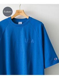 『別注』Champion*DOORS RAGLAN USA T-Shirts URBAN RESEARCH DOORS アーバンリサーチドアーズ トップス カットソー・Tシャツ ホワイト ブラック グレー【送料無料】[Rakuten Fashion]