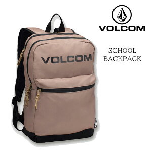 VOLCOM �{���R�� �o�b�N�p�b�N �����b�N SCHOOL BACKPACK �J���[ DKA �_�[�N�J�[�L �ʋ� �ʊw �j�����p ���j�Z�b�N�X
