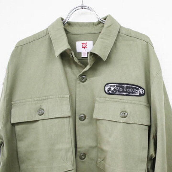 楽天市場】【VOLCOM ボルコム】ワークシャツ TT PINNED WORKSHIRT L/S 