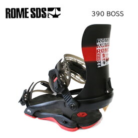 送料無料 【ROME SDS ローム】スノーボード ビンディング 390 BOSS カラー:BLACK RED (バインディング union flux バートン対応 ジブ グラトリ 人気)