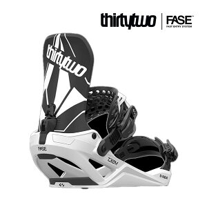 25-26モデル即出荷【THIRTYTWO サーティーツー】T32M FASE VOLCOMスノーボード バインディング フェイズ カーヴィング フリースタイル パーク 簡単 装着 ビンディング ボルコム フェーズ