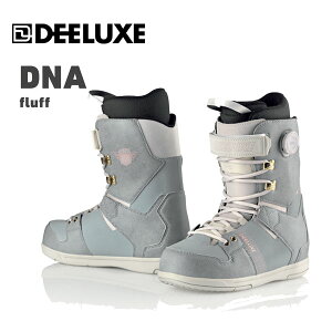 即出荷【DEELUXE ディーラックス】ユニセックス スノーボード ブーツ DNA ディーエヌエー カラー FLUFF グレー(snowboard boots レディース 人気 フリースタイル ジブ jib グラトリ グランドトリック