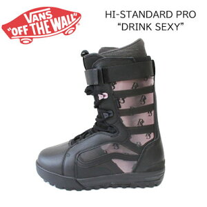 【VANS バンズ DRINK SEXY ドリンクセクシー】メンズ スノーボードブーツ HI-STANDARD PRO ハイスタンダードプロ カラー BLACK/PINK 黒 ピンク(ヴァンズ スノボー boots 人気 オールラウンド コラボ 限定)