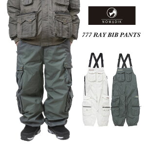 26-27���f���\�񏤕i�yNOMADIK �m�}�f�B�b�N�z�X�m�[�{�[�h ���j�Z�b�N�X �E�F�A 777 RAY BIB PANT �X���[�Z�u�����C�r�u�p���c ���K�i �X�m�{ ���� �a�G �H�� ���� jacket kazu kokubo ���[�Y�t�B�b�g