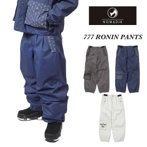 26-27���f���\�񏤕i�yNOMADIK �m�}�f�B�b�N�z�X�m�[�{�[�h ���j�Z�b�N�X �E�F�A 777 RONIN PANT �X���[�Z�u���p���c ���K�i �X�m�{ ���� �a�G �H�� ���� jacket kazu kokubo ���[�Y�t�B�b�g ���� COAL