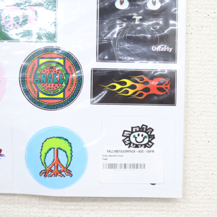 楽天市場】【GNARLY ナーリー】STICKER PACK -ステッカーパック