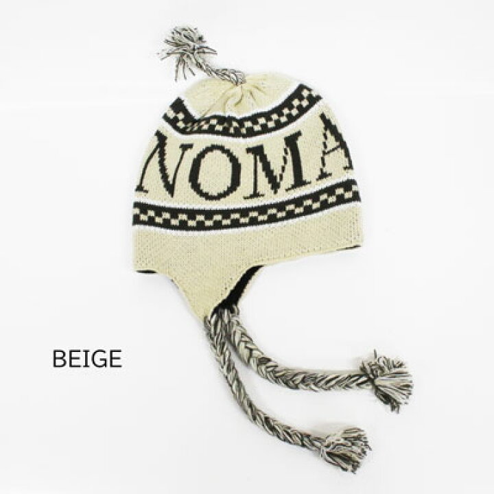 nomadik ノマディック スノーボード ユニセックス イヤーフラップ ビーニー ニット帽 EAR FLAP BEANIE 2カラーあり スノボー アウトドア 帽子 防寒 國母和宏 工藤洸平 男女兼用 dope snowboard shop