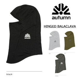 【AUTUMN オータム】スノーボード ユニセックス バラクラバ フェイスマスク HINGED BALACLAVA 3カラーあり(スノボー アウトドア 帽子 防寒 ビーニー 目出し帽 男女兼用 23-24 23/24 NEW 新作)