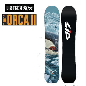 26-27���f�� �yLIB TECH ���u�e�b�N�z�X�m�[�{�[�h �����Y �� T.RICE ORCA 2 �f�B���N�V���i�� �n�C�u���b�h(�o�[�h�}�� �I�[�����E���h �p�E�_�[ �J�[���B���O �l�C)