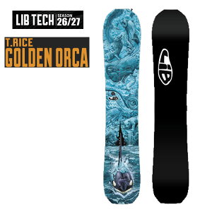 26-27���f�� �yLIB TECH ���u�e�b�N�z�X�m�[�{�[�h �����Y �� T.RICE GOLDEN ORCA �S�[���f���I���J �f�B���N�V���i�� �n�C�u���b�h(26/27 �I�[�����E���h �p�E�_�[ �J�[���B���O �t���[�X�^�C���l�C 