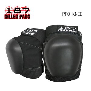 �y187 KILLER PADS�z�X�P�[�g�{�[�h �v���e�N�^�[ �G PRO KNEE PADS �v���j�[�p�b�h BLACK ��(�o�[�`�J�� �R���N���[�g�p�[�N �L�b�Y �W���j�A ��l �G �h��)912sk8