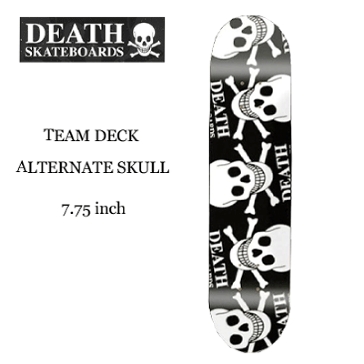 楽天市場】デッキテープ付き【DEATH SKATEBOARD デススケートボード