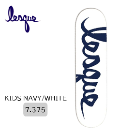 【LESQUE レスケ】TEAM LOGO KIDS スケートデッキ スケートボード サイズ 7.375(子供サイズ キッズデッキ キッズサイズ skateboard スケボー)hot0417