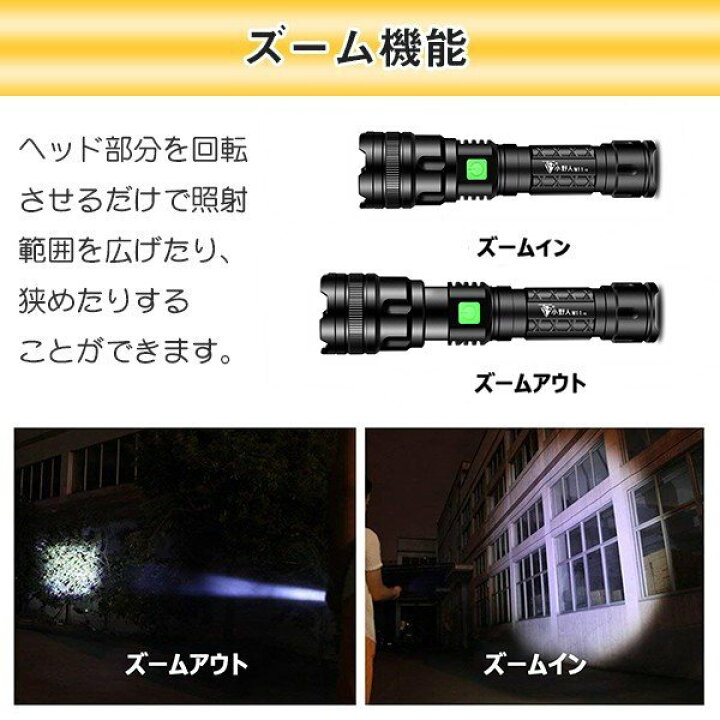 楽天市場】LED懐中電灯 LED 強力 USB充電式 ハンドライト ミニ型 ledライト 懐中電灯 ハンディライト ズーム機能 フラッシュライト 緊急脱出 超高輝度 爆光 最強 防災 : Kingyama楽天市場店 楽天市場】LED懐中電灯 LED 強力 USB充電式 ハンドライト ミニ型 ledライト 懐中電灯 ハンディライト ズーム機能 フラッシュライト 緊急脱出 超高輝度 爆光 最強 防災 : Kingyama楽天市場店