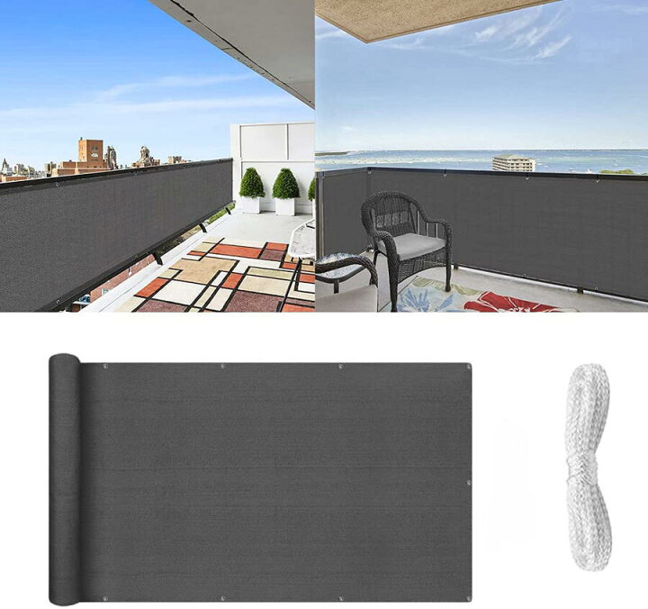 楽天市場】90×500CM バルコニー 目隠しシェード プライバシー保護 オーニングサンシェード 日除け 取付用紐付き 取付簡単 バルコニーシェード ベージュ ベランダ バルコニー 目かくし ベランダシェード 目隠しシート グレー : Kingyama楽天市場店 楽天市場】90×500CM バルコニー 目隠しシェード プライバシー保護 オーニングサンシェード 日除け 取付用紐付き 取付簡単 バルコニーシェード ベージュ ベランダ バルコニー 目かくし ベランダシェード 目隠しシート グレー : Kingyama楽天市場店