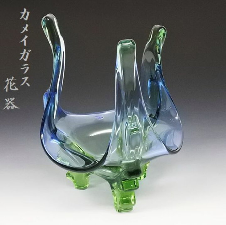 楽天市場】Hand Made カメイガラス 花器 フラワーベース インテリア 