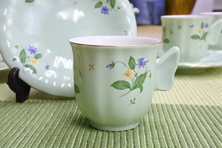 楽天市場】アウトレット かわいい デミタス カップ＆ソーサー碗 5客 