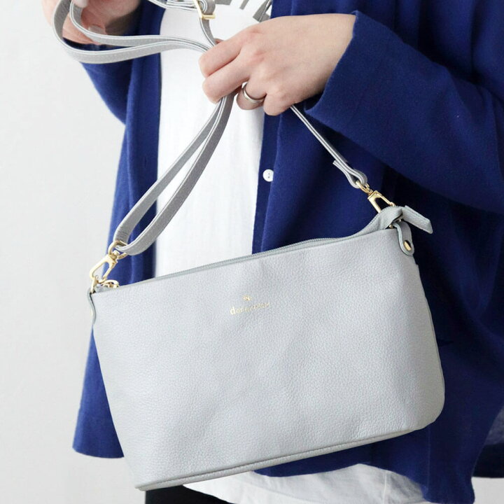 楽天市場】シンプルで高品質 レザー ミニショルダー / pom-ポム 
