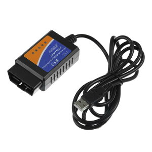 uxcell MINI OBDII USB V1.5XLi[ OBD2A_v^[ffP[u }`u hCAN-BUSp WindowspJ[tHgXLi[ OBDIIRs[^[eX^[ ffR[fBOc[ 蓮9-16V ABSt