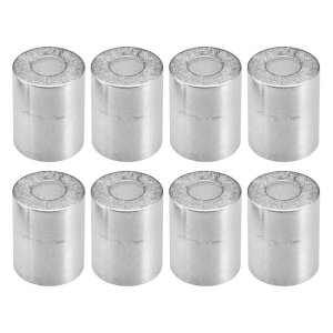 uxcell �J�[�G�A�R���p�C�v�W���C���g �p��X���[�u �A���~�j�E�� �~���` 12mm23mm���a 8��