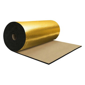 X AUTOHAUX 157mil 4mm 12sqft �J�[�T�E���h�f�b�h�j���O�}�b�g �A���~���t�H�[���q�[�g�V�[���h�f�� �t�[�h �t�F���_�[ �{�[�g�G���W���J�o�[�p 110.24x15.75 �S�[���h�g�[��