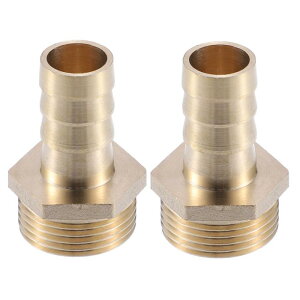 uxcell �^�J�z�[�X�\�P�b�g���k�p�� �I�X�l�W�A�_�v�^�[ 16mm�O�a�o�[�u-19mmBSP�z�[�X�o�[�u�e�[�� 2��