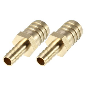 X AUTOHAUX 19mm - 10mm �X�g���[�g�`��z�[�X �o�[�u �X�g���[�g�L�h�S�� �p�C�v�p��^�J�z�[�X�p�� �R�l�N�^ 2 ��