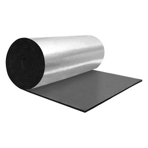X AUTOHAUX 157mil 4mm 0.2sqft �J�[�T�E���h�f�b�h�i�[�}�b�g �K���X�t�@�C�o�[�f�M�� ���ȔS���t�[�h����у{�[�g�G���W���J�o�[�p 78.74x12.99 �V���o�[�g�[��
