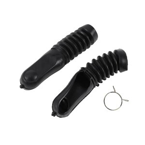 BULLSPANN バイク用 ヤマハに対応 ジョグ JOG50用 2代目 フロントフォークブーツ 160x40x36mm フロントフォークカバー ショックアブソーバー フロントフォークソフトラバー ブーツ ユニバーサルラ