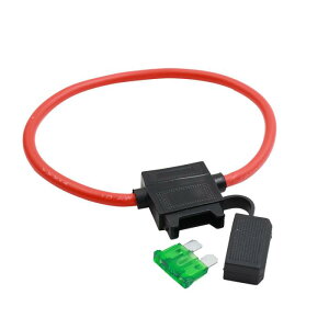 uxcell �q���[�Y�z���_�[ �q���[�Y �q���[�Y�{�b�N�X �q���[�Y�L���b�v �q���[�Y �ԗp DC 32V �W��ATCATO�u���[�h�X�^�C�� 30A�q���[�Y�t�� 10�Q�[�W 1�Z�b�g