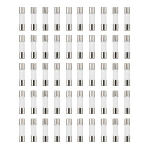 uxcell 速断ヒューズ 15A 250V セラミックヒューズ 車用 5x20mm 50個