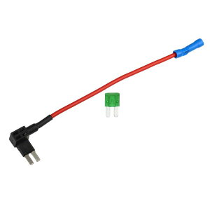 uxcell 12V標準ヒューズ アダプタタップヒューズキット 1個30Aブレードスタイルヒューズ付き 金属 車用 ボート用