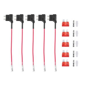 X AUTOHAUX 5�Z�b�g�̃��j�o�[�T���J�[�q���[�Y�^�b�v�Ɖ�H�A�_�v�^�[12V 10A�W���u���[�h�^�C�v�q���[�Y�t��