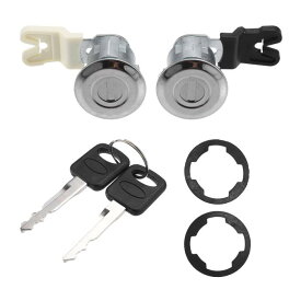 X AUTOHAUX ドアロックシリンダー 鍵付きセット 置換 番号XL2Z7821990AC Fordに対応 E150 E250 E350に対応