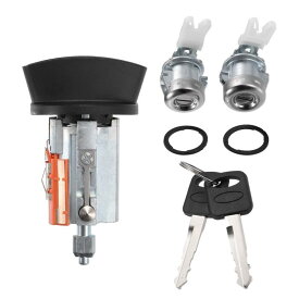X AUTOHAUX ドアロックシリンダータンブラー 点火スイッチ 鍵付きセット 置換 Fordに対応 F250 F350に対応 1997-2007