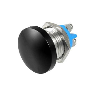 uxcell uԉ{^XCb`  LmRwbh Eh X^[g{^ 16mm AC/DC 12V-250V ubN