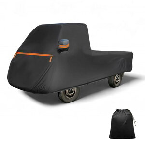 X AUTOHAUX ピクシストラック 車カバー 耐強風 トヨタ 2011-/ダイハツ ハイゼット 軽トラック アクティ ートラック スバルサンバトラック 345*148*160cm スパンレース綿 新型100%防水生地&5層構造 裏起