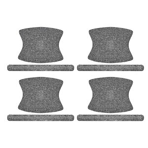 X AUTOHAUX �J�[�t�F�C�N�N���X�^���h�A�n���h���X�e�b�J�[ �u�����u�����A�N�Z�T���[ ���C���X�g�[�� �h�A�n���h���ی�f�J�[�� �u���b�N 1�Z�b�g