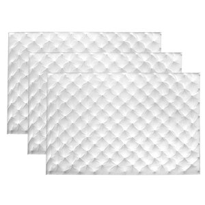 uxcell 断熱マット 車用断熱マット 吸音マット 防音フォーム 断熱材 断熱シート デッドニング 遮音防音材料 熱反射 吸音 自動車 ドア断熱 エンジン 屋根用 50*80cm 3枚入り