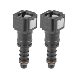 X AUTOHAUX �R�����C���N�C�b�N�R�l�N�g �X�g���[�g �v�b�V���I���V���O���o�[�u�A�_�v�^�[ �R�l�N�^ 1/4?5/16�S���`���[�u�p 2��