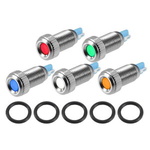 X AUTOHAUX 5LEDCWP[^[Cg 8mm 12V-24V VFhpCbg_bVVOiv J[ gbN CeA F̓A\[g܂