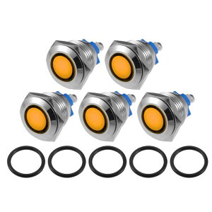 X AUTOHAUX 5�����LED�C���W�P�[�^�[���C�g16mm 230V AC���^���V�F���h���p�C���b�g�_�b�V���V�O�i�������v�J�[��g�� �b�N�̃C���e���A�p�C�G���[