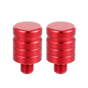 uxcell 2���� �ėp M8x1.25 �I�[�g�o�C �����̃~���[ ���v���O�l�W �o�b�N�r���[�~���[ �L���b�v�l�W �A���~�j�E������ ���b�h