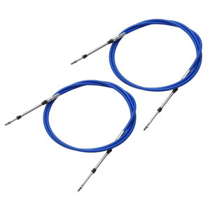 uxcell 8ft 2.4 M 94 �}�����X���b�g���V�t�g�����R���{�b�N�X�P�[�u�� �D�O�@�{�[�g���[�^�[�X�e�A�����O�V�X�e���p �u���[ 2��